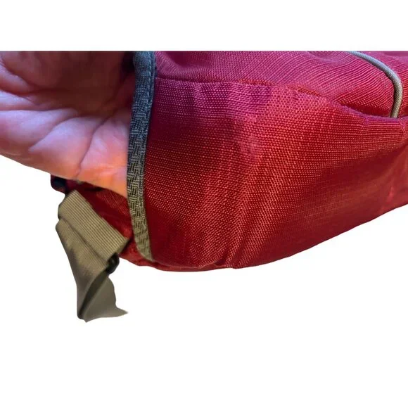 LL Bean Red Shoulder Strap Laptop Computer Messenger 5-Pocket Carry on Bag 18" - Picture 15 of 16